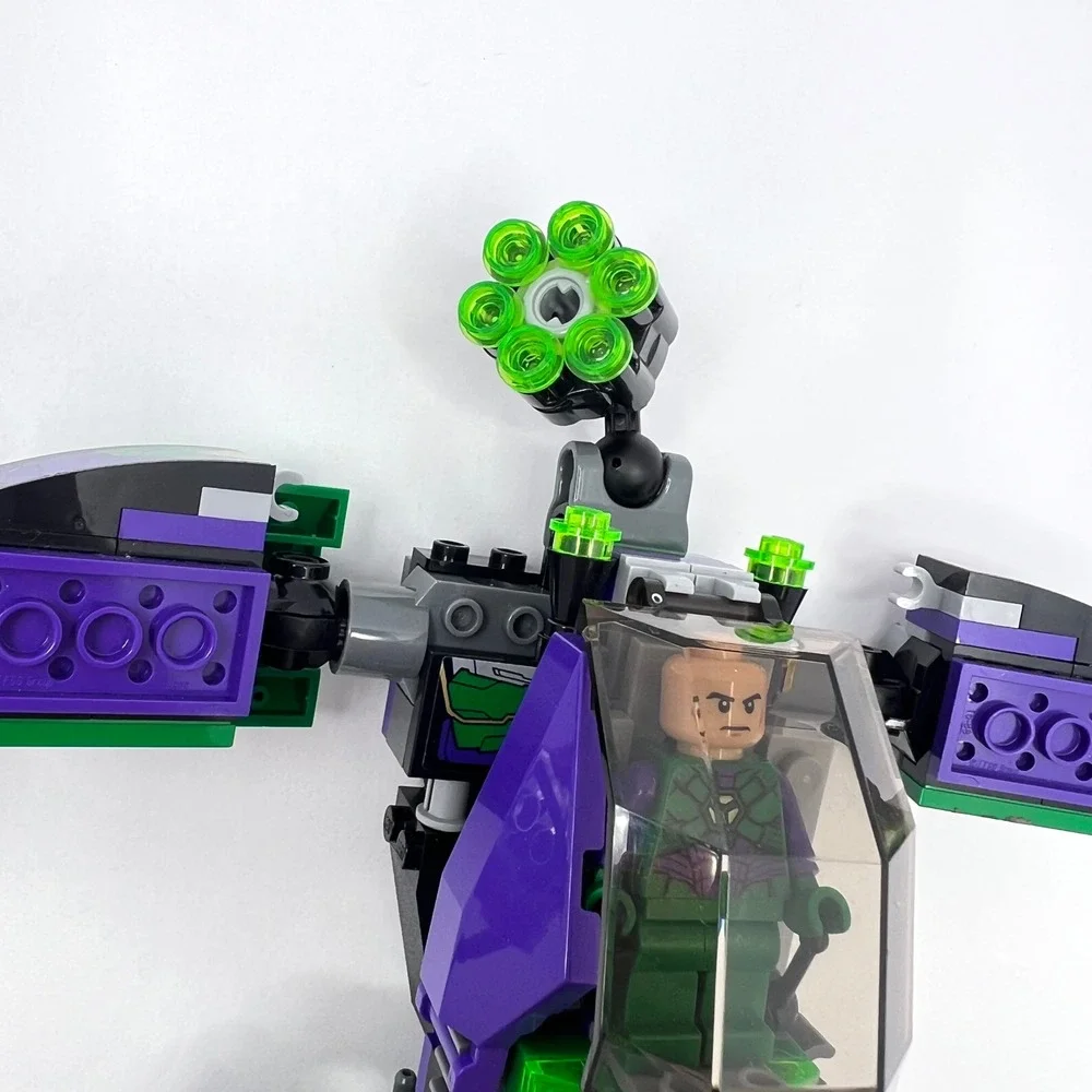 LEGO Lex Luthor Mech w/ Minifigure Incomplete for Parts DC Super Heroes 76097‎